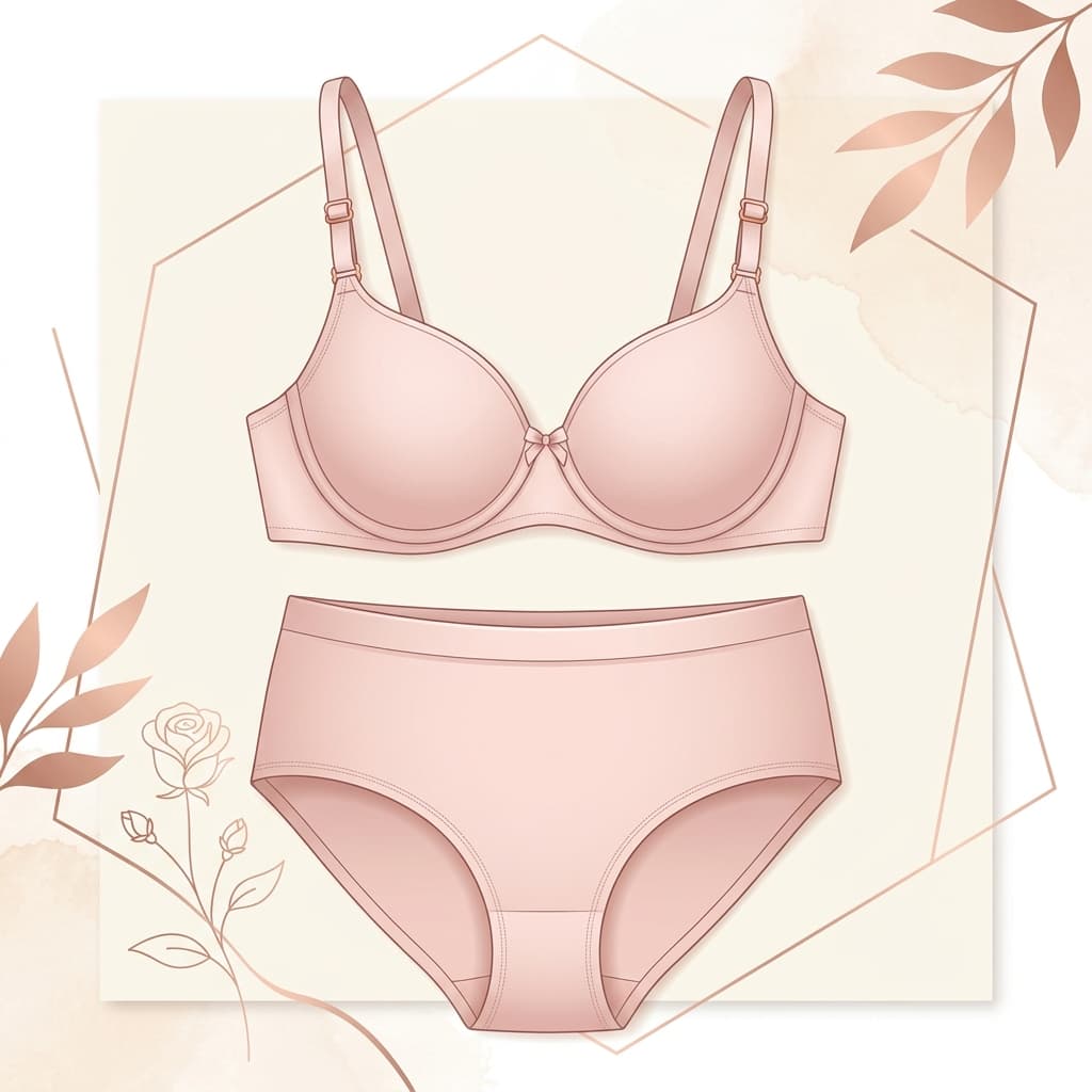M&S Bra size fitting guide illustration - everyday t-shirt bra